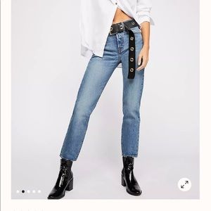 Levi’s Wedgie Icon Fit High Rise Ankle Jeans
